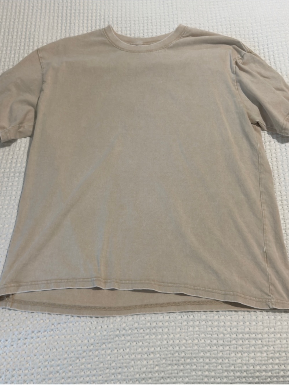 Men's Classic Crewneck T-Shirt in Beige